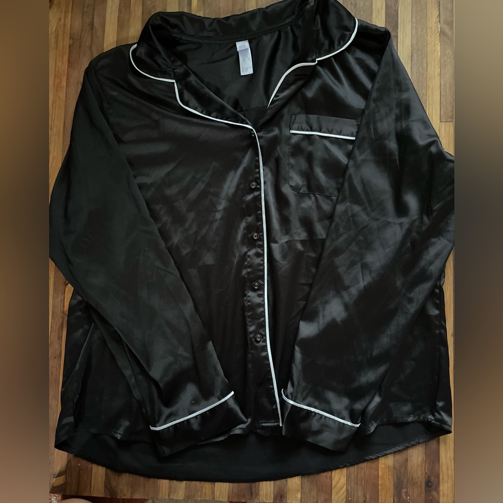 Silk pj top